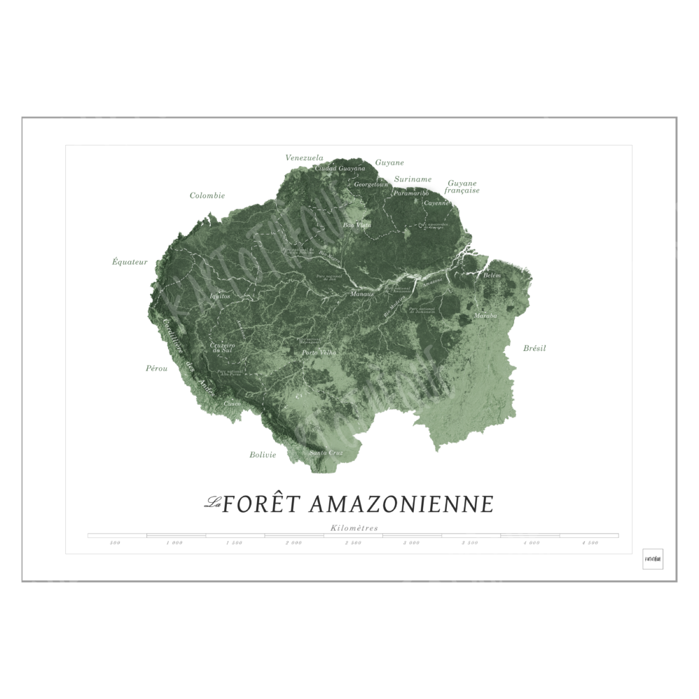 Carte Amazonie