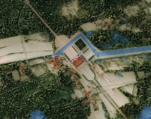 Cartographie du Château et du Parc de Chmabord. Utilisation des données Lidar de l'IGN afin d'obtenir un rendu précis. Volet 1 de la série cartographique de K'artothèque, "La France vue d'en haut".